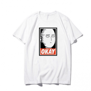 T-Shirt One Punch Man Saitama Meme OKAY