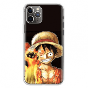 Coque One Piece iPhone Luffy Red Hawk