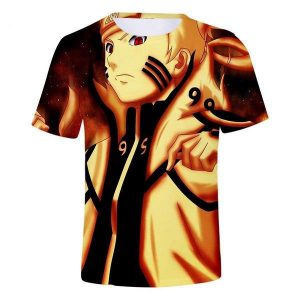 T-Shirt Naruto Naruto Uzumaki Hokage