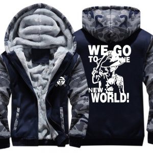 Veste Polaire One Piece Luffy Nouveau Monde