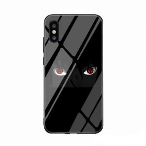 Coque Naruto iPhone Sasuke (Verre Trempé)
