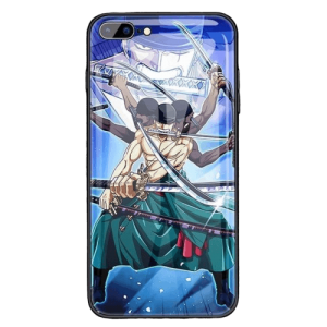 Coque One Piece iPhone Zoro Roronoa Kyutoryu (Verre Trempé)