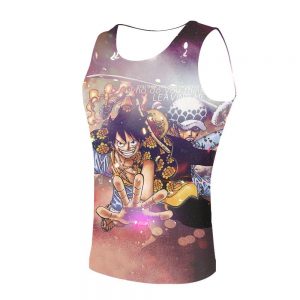 Débardeur One Piece Luffy et Trafgalgar Law