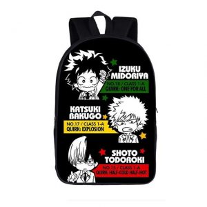 Sac My Hero Academia  Shoto, Izuku & Bakugo