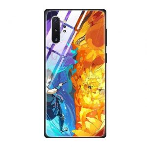 Coque Naruto Samsung Naruto et Sasuke (Verre Trempé)