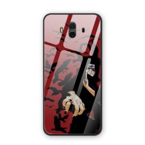 Coque Naruto HuaweiCorbeau d'Itachi (Verre Trempé)
