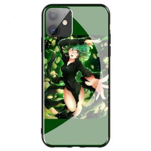 Coque One Punch Man IPhone Tornade Tragique (Verre Trempé)