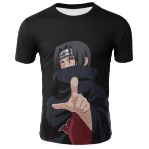 T-Shirt Naruto Itachi Uchiwa