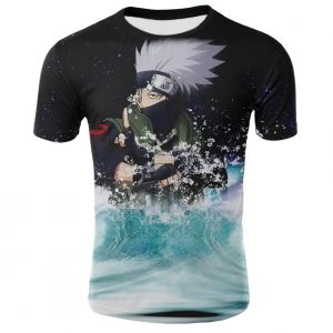 T-Shirt Naruto Kakashi de Konoha