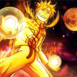 Poster Naruto Naruto mode Chakra Kyubi