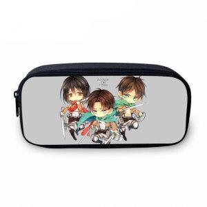 Trousse Attaque des Titans  Livai, Eren & Mikasa