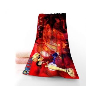 Serviette de Plage One Piece  Monkey D. Luffy