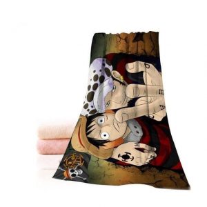 Serviette de Plage One Piece  Luffy & Traffy