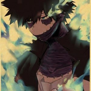 Poster My Hero Academia Flamme Bleue