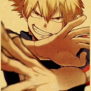Poster My Hero Academia Katsuki Héros