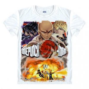 T-Shirt One Punch Man Sonic & Saitama & Genos