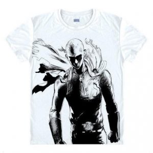 T-Shirt One Punch Man Saitama Fight