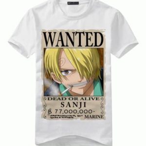 T-Shirt One Piece WANTED Sanji
