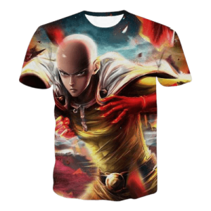T-Shirt One Punch Man Saitama 3D Print Design