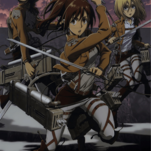 Poster Attaque des Titans Sasha Braus - Historia Reiss - Ymir