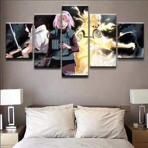 Tableau Naruto Réunion Equipe Kakashi