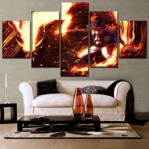 Tableau One Piece Sabo Poing Ardent