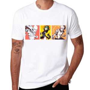 T-Shirt One Punch Man Saitama Genos Tatsumaki