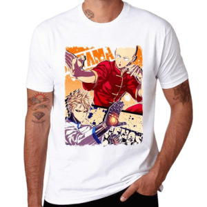 T-Shirt One Punch man Saitama & Genos Arts Martiaux