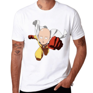 T-Shirt One Punch Man Saitama Frappe Légère