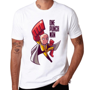 T-Shirt One Punch Man Saitama Cartoon