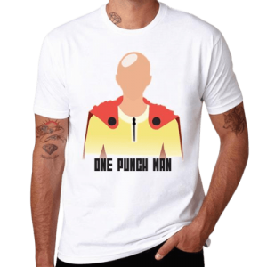 T-Shirt One Punch Man Saitama Face Mème