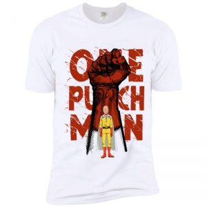 T-Shirt One Punch Man Saitama Poing