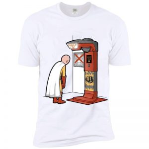 T-Shirt One Punch Man Saitama vs Punching ball