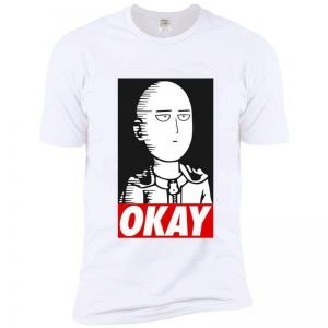 T-Shirt One Punch Man Saitama Okay