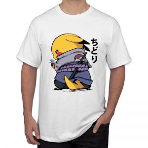 T-Shirt Naruto Pikachu Uchiha