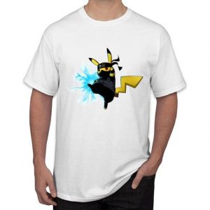 T-Shirt Naruto Pikachu Kakashi