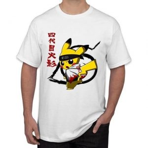 T-Shirt Naruto Pikachu Konoha