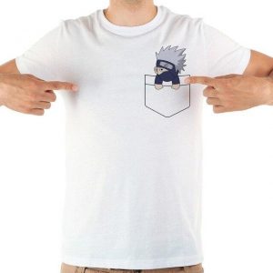 T-Shirt Naruto Kakashi Poche