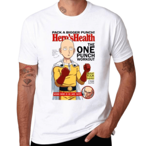T-Shirt One Punch Man Saitama Magazine