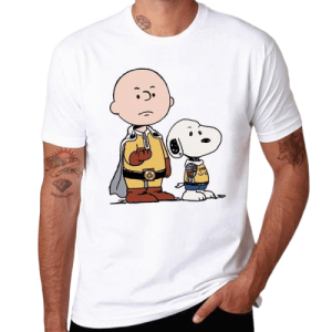 T-Shirt One Punch Man Saitama & Snoopy