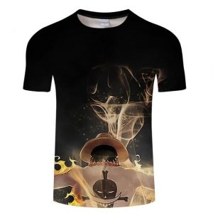 T-Shirt One Piece Portgas D. Ace Mera no Mi