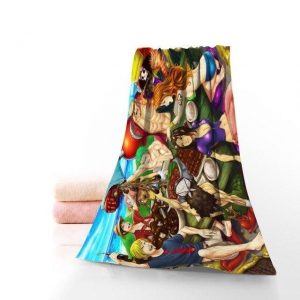 Serviette de Plage One Piece  L'Équipage de Luffy