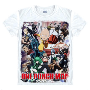 T-Shirt One Punch Man Saitama & Rang S
