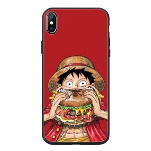 Coque One Piece iPhone Luffy Nourriture